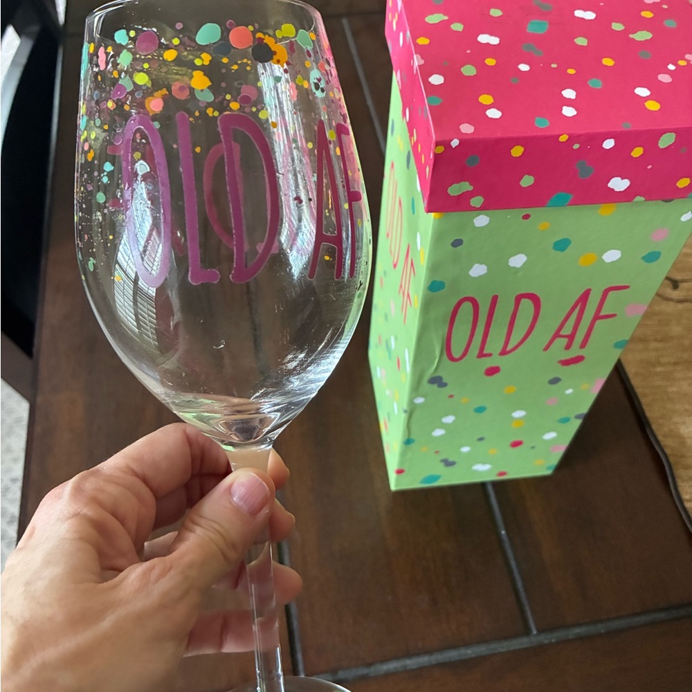 Colorful Wine Glass with Gift Box